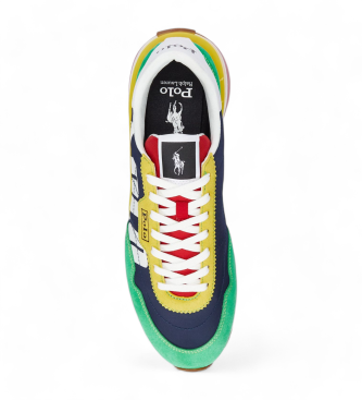 Polo Ralph Lauren Sneaker Train 89Polo SK in pelle multicolore