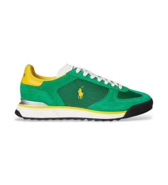 Polo Ralph Lauren Zapatillas de Piel Varick verde