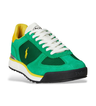 Polo Ralph Lauren Zapatillas de Piel Varick verde