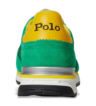 Polo Ralph Lauren Zapatillas de Piel Varick verde