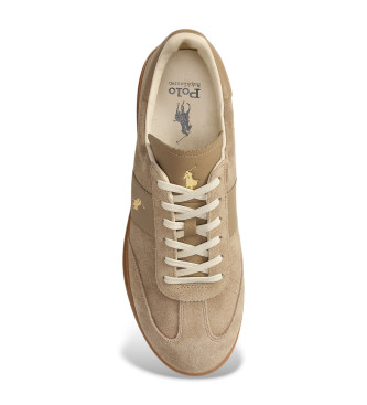 Polo Ralph Lauren Baskets Heritage Aera en daim beige