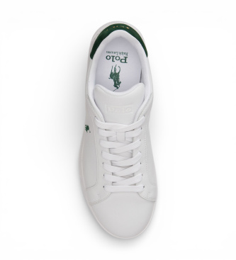 Polo Ralph Lauren Heritage Court II Wei� Leder Turnschuhe