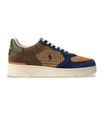 Polo Ralph Lauren Escarpins Masters en daim et tweed multicolores