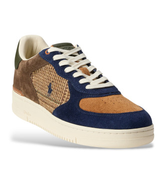 Polo Ralph Lauren Escarpins Masters en daim et tweed multicolores
