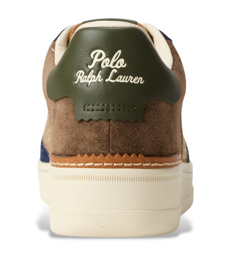 Polo Ralph Lauren Escarpins Masters en daim et tweed multicolores