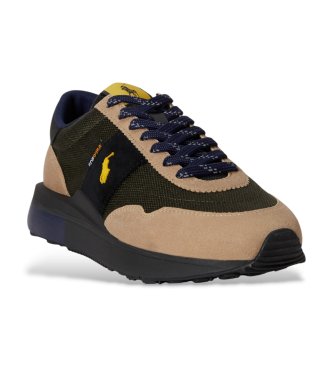 Polo Ralph Lauren Sportlicher Train 89 mit grünen Wildlederpaneelen