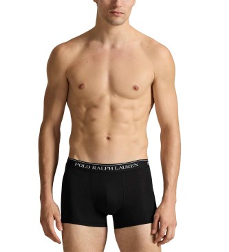 Polo Ralph Lauren Komplet 3 črnih raztegljivih bombažnih boksaric