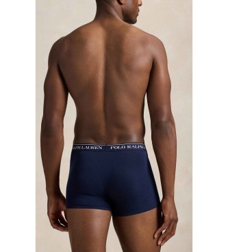 Polo Ralph Lauren Lot de 3 boxers en coton extensible marine