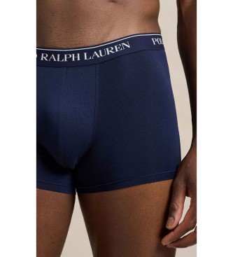 Polo Ralph Lauren Lot de 3 boxers en coton extensible marine