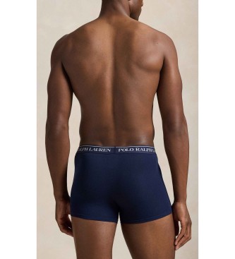 Polo Ralph Lauren Set of 3 blue stretch cotton boxer shorts