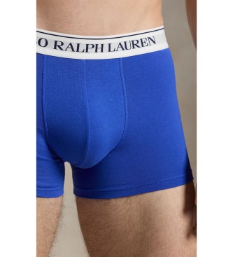 Polo Ralph Lauren Sæt med 3 blå boksershorts i elastisk bomuld