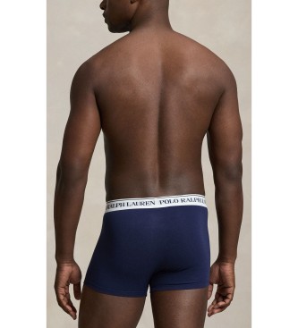 Polo Ralph Lauren Set van 3 boxershorts van elastisch katoen marineblauw, rood, blauw
