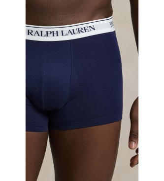 Polo Ralph Lauren Set van 3 boxershorts van elastisch katoen marineblauw, rood, blauw