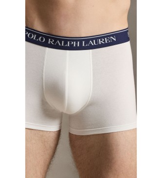 Polo Ralph Lauren Set 3 bóxers de algodón elástico blanco, azul, marino