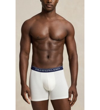 Polo Ralph Lauren Set of 3 navy, white, blue stretch cotton boxers