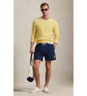 Polo Ralph Lauren Bermuda shorts with navy Bear Polo shirt