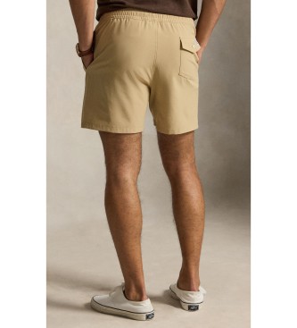 Polo Ralph Lauren Calção de banho bermuda Traveler de 14,5 cm bege