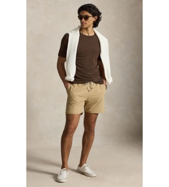 Polo Ralph Lauren Calção de banho bermuda Traveler de 14,5 cm bege