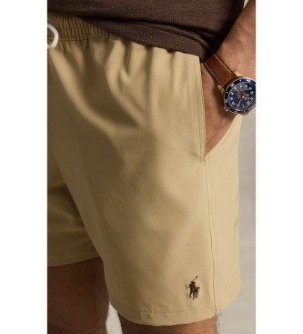 Polo Ralph Lauren Calção de banho bermuda Traveler de 14,5 cm bege