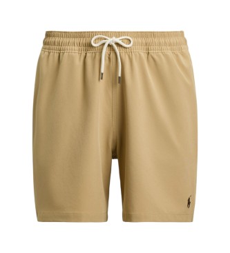 Polo Ralph Lauren Calção de banho bermuda Traveler de 14,5 cm bege
