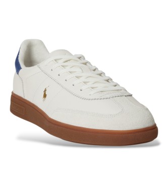 Polo Ralph Lauren Leren Bedford sneakers gebroken wit