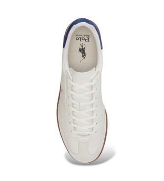 Polo Ralph Lauren Leren Bedford sneakers gebroken wit