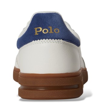 Polo Ralph Lauren Leren Bedford sneakers gebroken wit