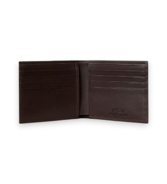 Polo Ralph Lauren Leather wallet with brown Polo Bear - Esdemarca