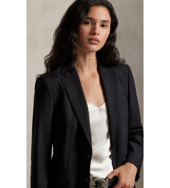 Polo Ralph Lauren Americana af uld og sort elastik