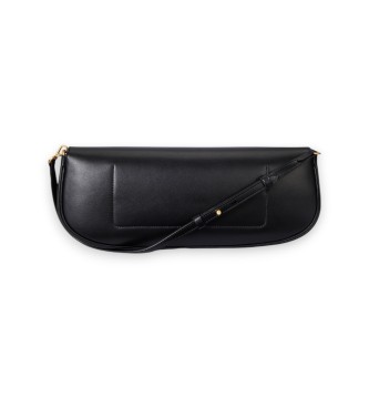 Polo Ralph Lauren Pochette Bellport in pelle con patta nera