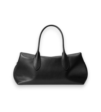 Polo Ralph Lauren Borsa satchel Bellport in pelle nera