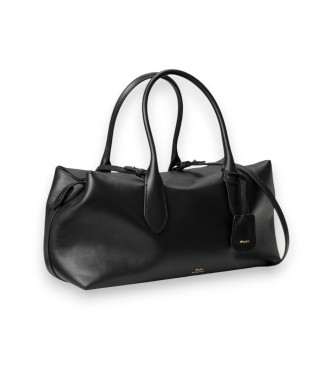 Polo Ralph Lauren Borsa satchel Bellport in pelle nera