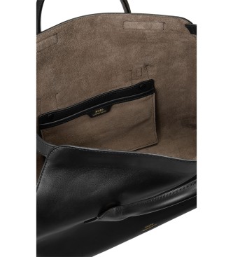 Polo Ralph Lauren Borsa satchel Bellport in pelle nera