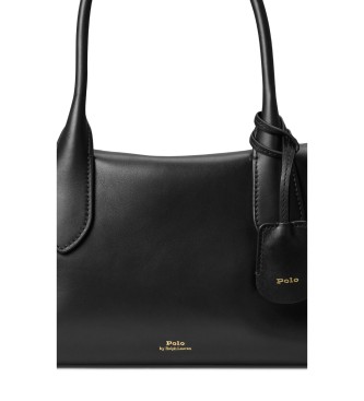 Polo Ralph Lauren Borsa satchel Bellport in pelle nera