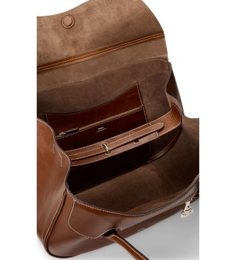 Polo Ralph Lauren Stor brun Polo Blaze skuldertaske