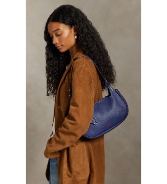 Polo Ralph Lauren Bolsa de ombro Polo Play de couro marinho