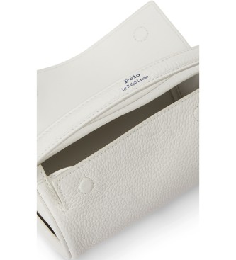 Polo Ralph Lauren Borsone duffel piccolo Polo Play in pelle bianco