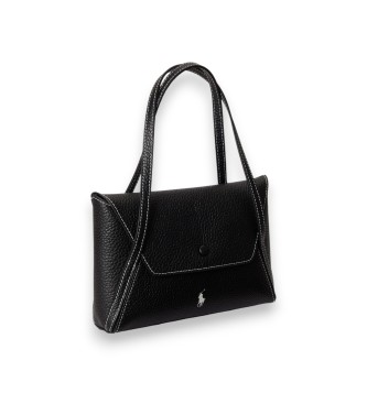 Polo Ralph Lauren Borsa a busta Polo Play mini in pelle nera