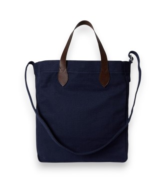 Polo Ralph Lauren Borsa tote in tela con orso Polo blu navy