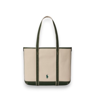 Polo Ralph Lauren Bolso tote shopper pequeño con Polo Bear beige