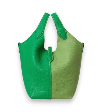 Polo Ralph Lauren Green leather Polo Play tote and crossbody bag