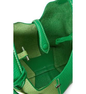 Polo Ralph Lauren Green leather Polo Play tote and crossbody bag