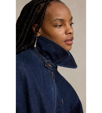 Polo Ralph Lauren Veste en denim avec fermeture éclair bleue