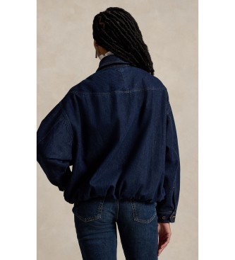 Polo Ralph Lauren Veste en denim avec fermeture éclair bleue