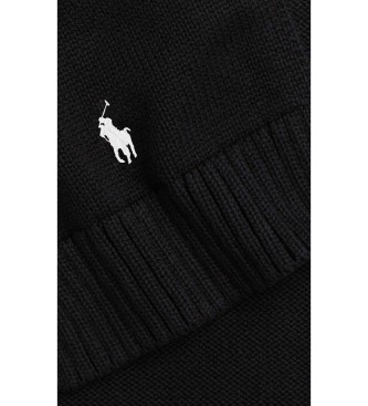 Polo Ralph Lauren Echarpe en coton peign� noir