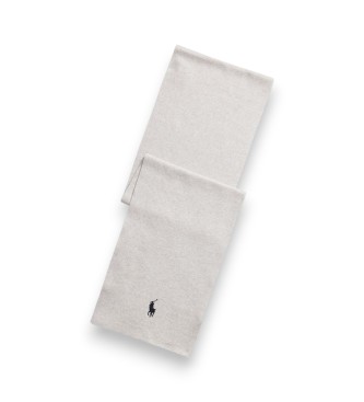Polo Ralph Lauren Off-white sjaal van gekamd katoen