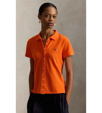 Polo Ralph Lauren Polo com carcela com bot�es laranja