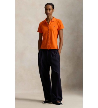 Polo Ralph Lauren Polo com carcela com bot�es laranja