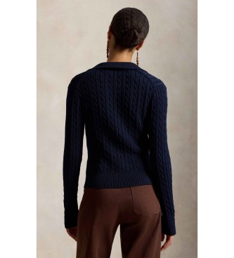 Polo Ralph Lauren Cardigan ajusté bleu marine