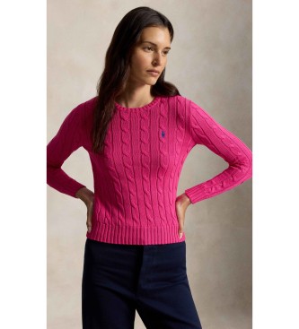Polo Ralph Lauren Ro?nat bomba?ni pulover s pletenim vzorcem kitk